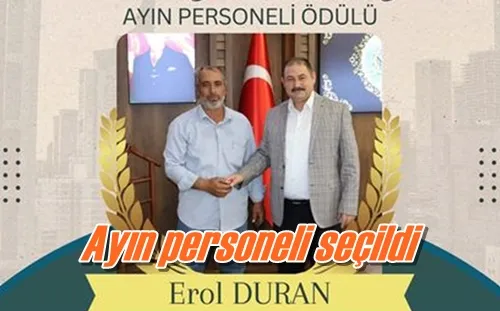 Ayın personeli seçildi