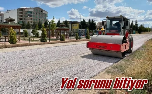 Yol sorunu bitiyor