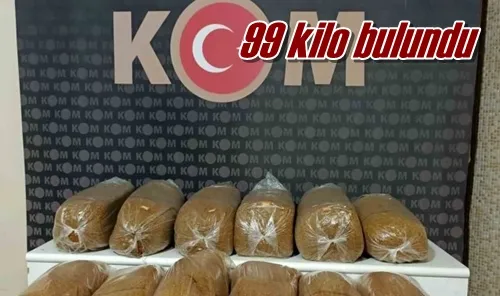 99 kilo bulundu