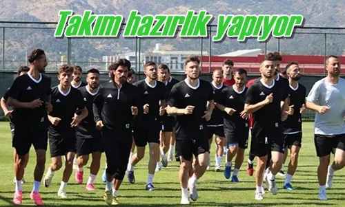 Takım hazırlık yapıyor