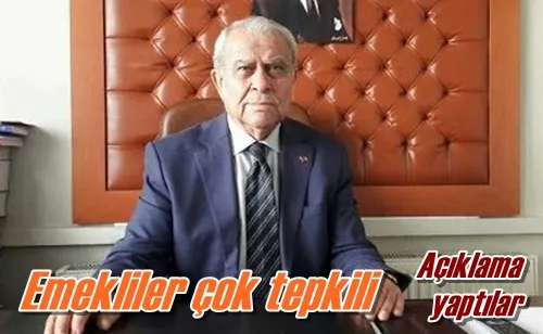 Emekliler çok tepkili