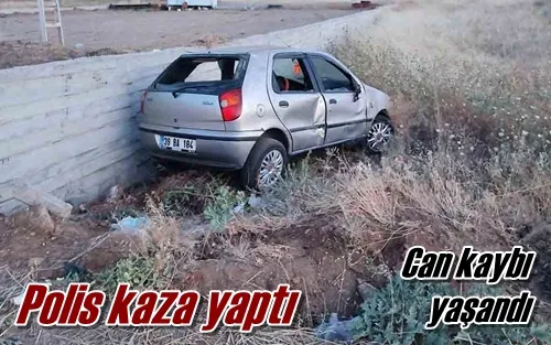 Polis kaza yaptı