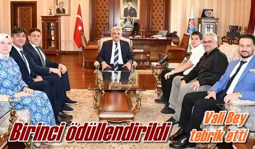 Birinci ödüllendirildi