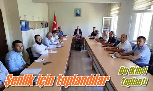 Şenlik için toplandılar