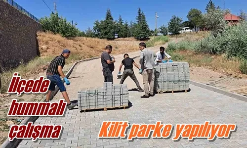 Kilit parke yapılıyor