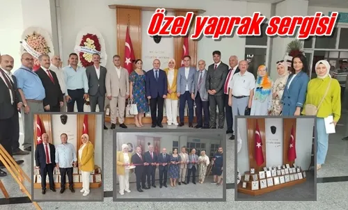 Özel yaprak sergisi