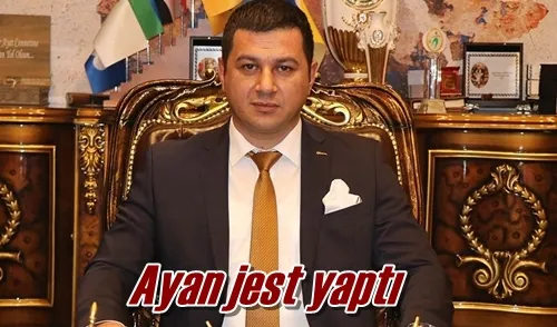 Ayan jest yaptı