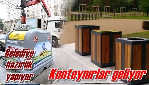 Konteynırlar geliyor