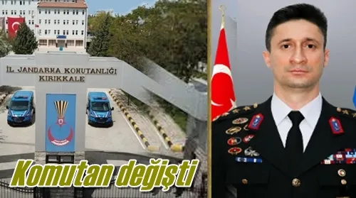 Komutan değişti