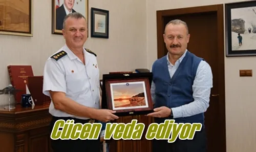 Cücen veda ediyor