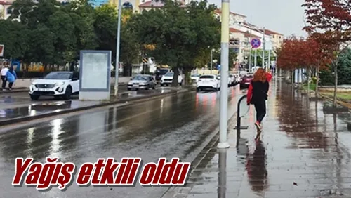 Yağış etkili oldu