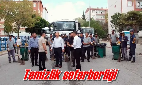 Temizlik seferberliği