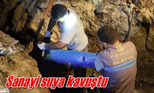 Sanayi suya kavuştu