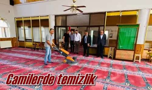 Camilerde temizlik 