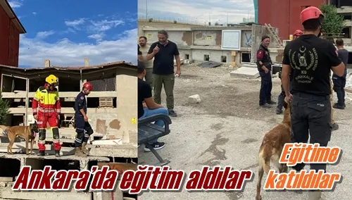 Ankara’da eğitim aldılar