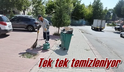 Tek tek temizleniyor