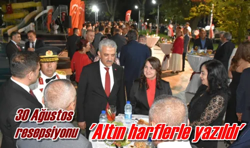 Altın harflerle yazıldı