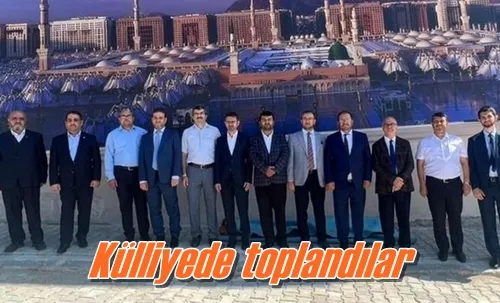 Külliyede toplandılar