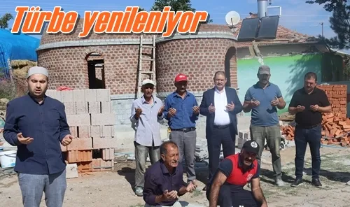 Türbe yenileniyor