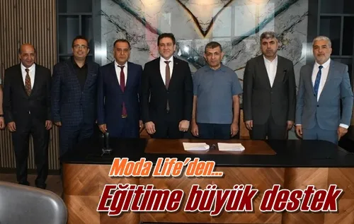 Eğitime büyük destek