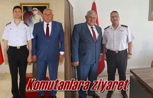 Komutanlara ziyaret