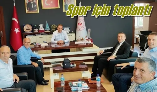 Spor için toplantı