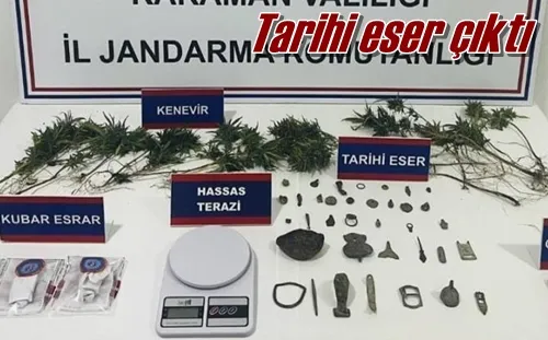 Tarihi eser çıktı