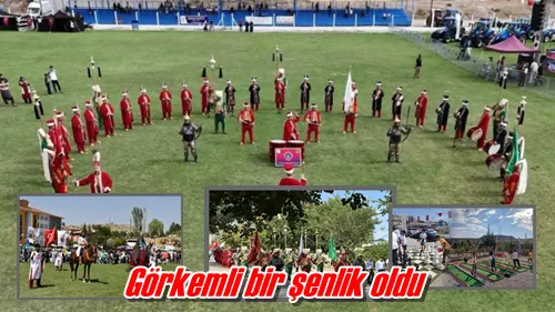 Görkemli bir şenlik oldu