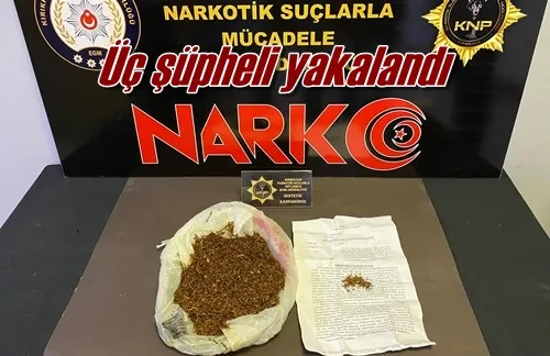 Üç şüpheli yakalandı