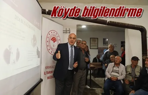 Köyde bilgilendirme 