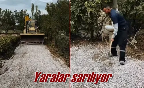 Yaralar sarılıyor