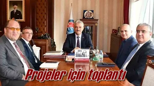 Projeler için toplantı