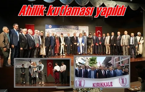 Ahilik kutlaması yapıldı