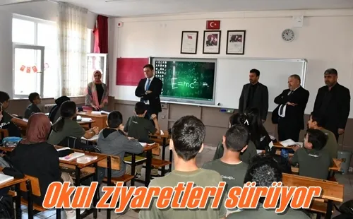 Okul ziyaretleri sürüyor