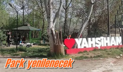 Park yenilenecek