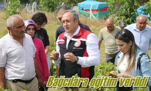 Bağcılara eğitim verildi