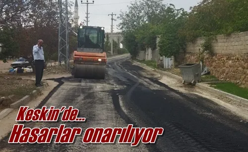 Hasarlar onarılıyor