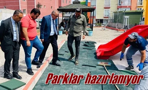 Parklar hazırlanıyor