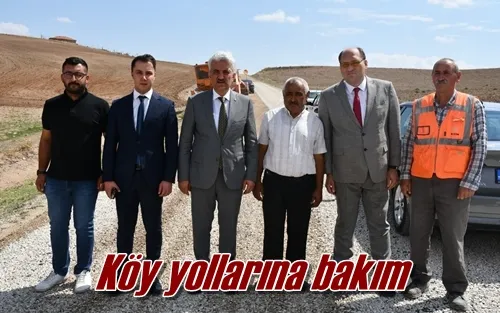 Köy yollarına bakım