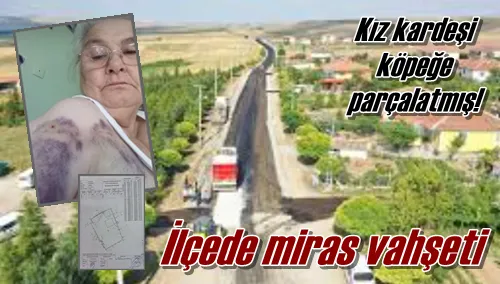 İlçede miras vahşeti