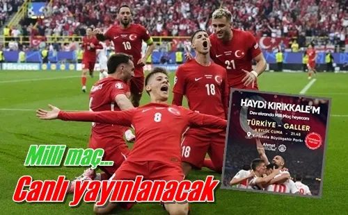 Canlı yayınlanacak