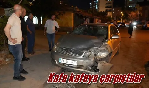 Kafa kafaya çarpıştılar