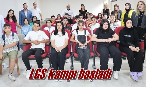 LGS kampı başladı