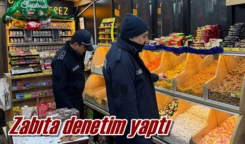 Zabıta denetim yaptı