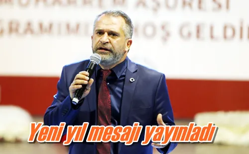 Yeni yıl mesajı yayınladı