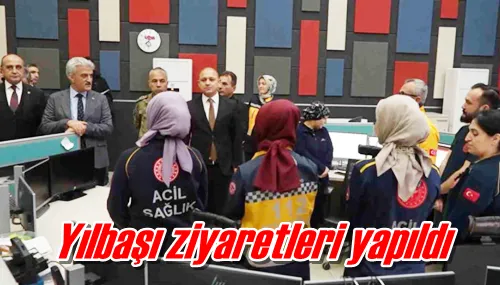 Yılbaşı ziyaretleri yapıldı