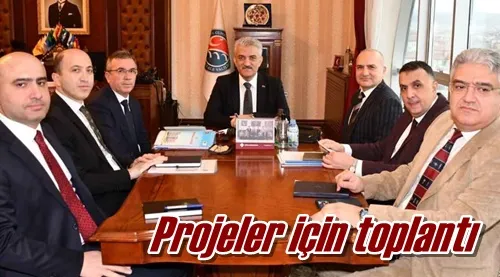 Projeler için toplantı