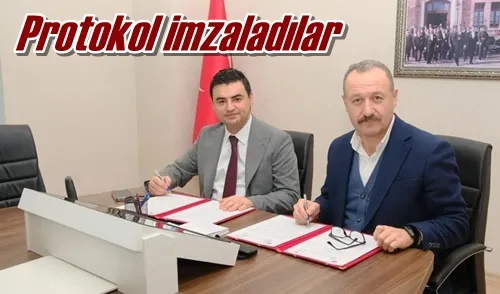 Protokol imzaladılar