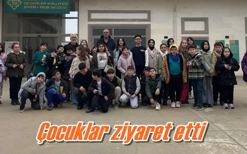 Çocuklar ziyaret etti