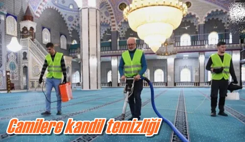 Camilere kandil temizliği